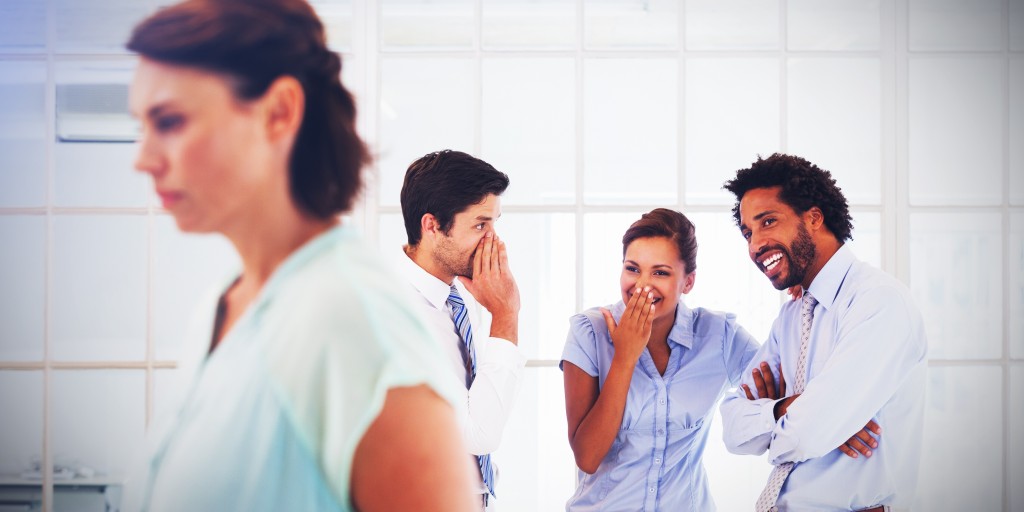 three coworkers discriminating against fourth coworker in recovery