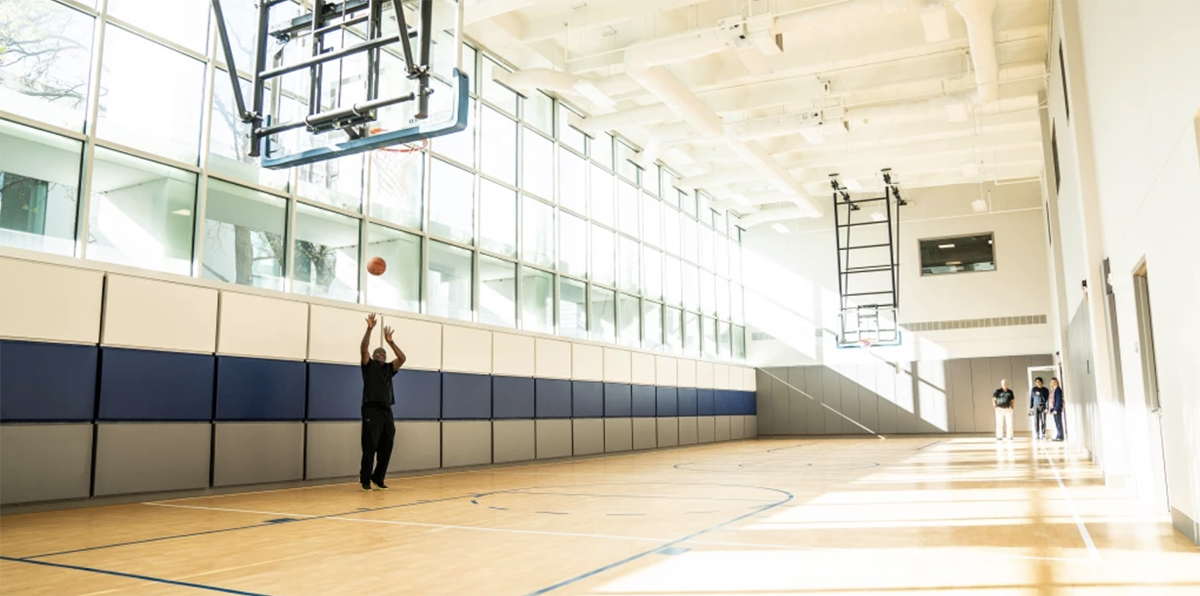 basketball court at fort behavioral health